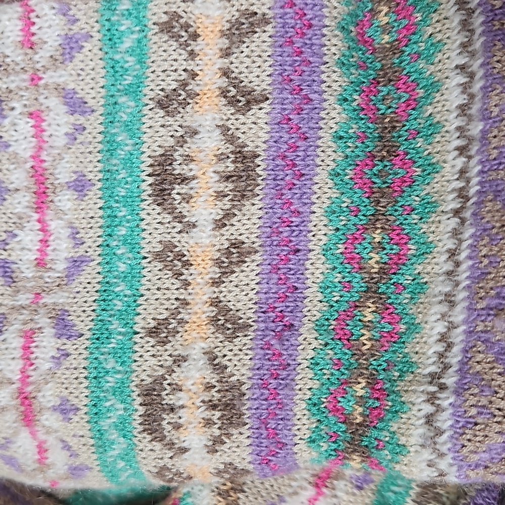 Ralph Lauren Fair Isle Pastel  Cardigan - Picture 6 of 6